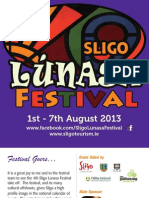 Sligo Lunasa Festival Brochure 2013
