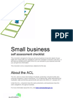 Small Business Self Assessment Checklist Word