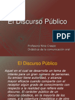 EL DISCURSO PÚBLICO