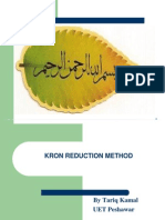 Kron Reduction Method in Power System