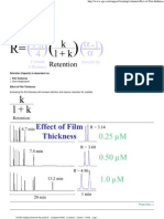 Effect of Film Thickness