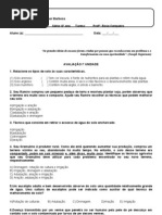 6ª ano Ciências Iªunidade