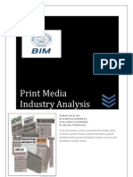 Print Media Economic and Industry Analysis