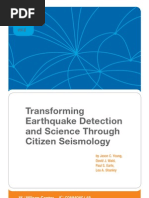 Download Transforming Earthquake Detection and Science Through Citizen Seismology by The Wilson Center SN152756960 doc pdf