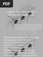 USO DE PRÉ – MOLDADOS_SUBESTAÇÕES
