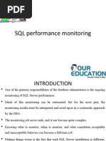 Monitoring SQL Server Performance