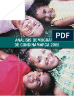 Analisis Demografico Cundinamarca 2005