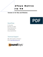 SoundToys V3.1 Native Effects Manual