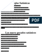 Reglas y pecados satánicos