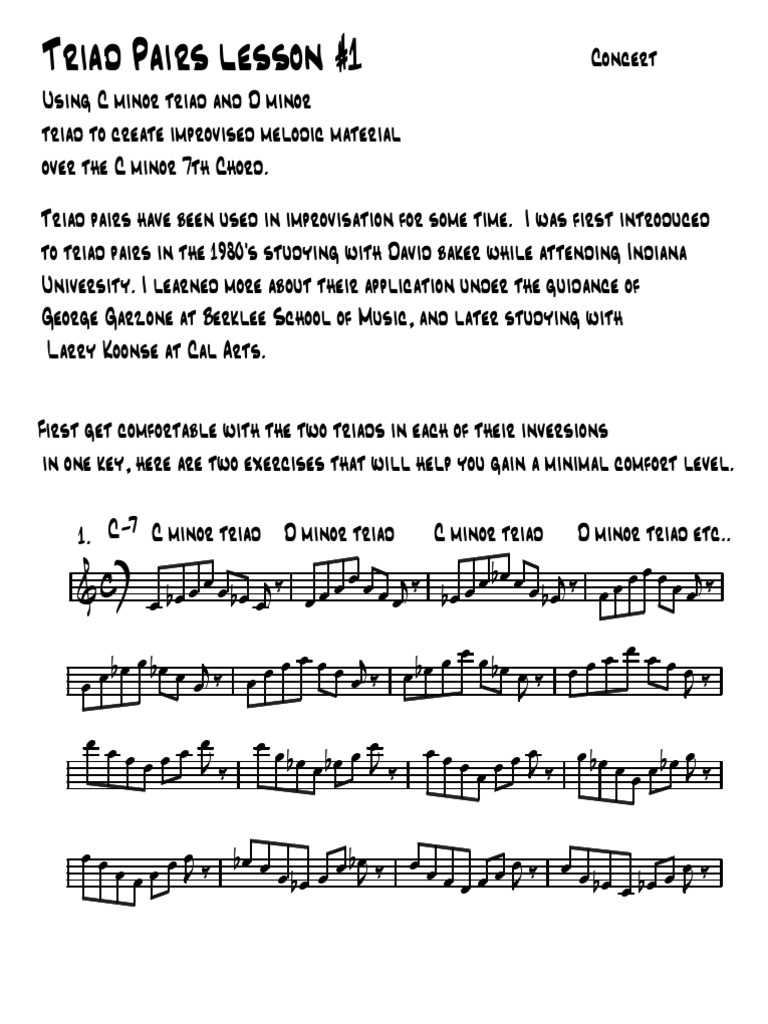 Triad Pairs Part 1 | PDF | Arts du langage et discipline