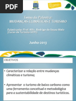 Apresentação CORUC 2013 - MUDANÇAS CLIMÁTICAS E TURISMO
