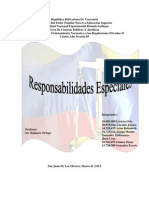 Responsabilidades Especiales