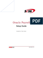 Oracle Payroll Setup Guide v 11
