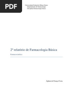 2º relatório de Farmacologia Básica