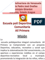 Propuesta Para El Ministro de Deporte