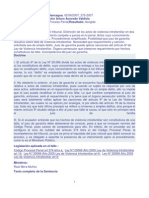 VIF. Causal de Incompetencia Del Tribunal, Actos Cuyo Conocimiento Compete A Jueces en Lo Penal.02.08.07.