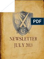 SCW Newsletter July 2013