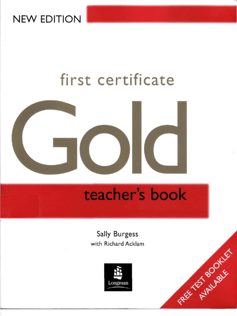 First Certificate Gold Teacher S Book | PDF