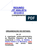 SILVEIRA  - AULÃO 22-01 - DIREITO CONSTITUCIONAL - RESUMAO ANALISTA TRT