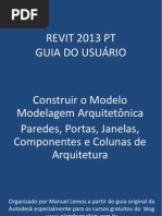Revit 2013 PT Construir o Modelo Paredes Portas Janelas Pilares