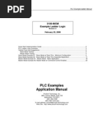 PLC Sample Programs