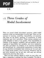 Three Grades of Modal Involvement (Quine)