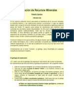 Exploración de Recursos Minerales