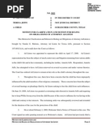 Download Motion for Clarification by TxBluesMan SN15281430 doc pdf