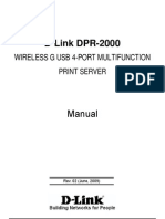 Serveur D'impression Multi-port D-Link DP-G321 – Wireless 802.11g, 54 Mbps – Neuf