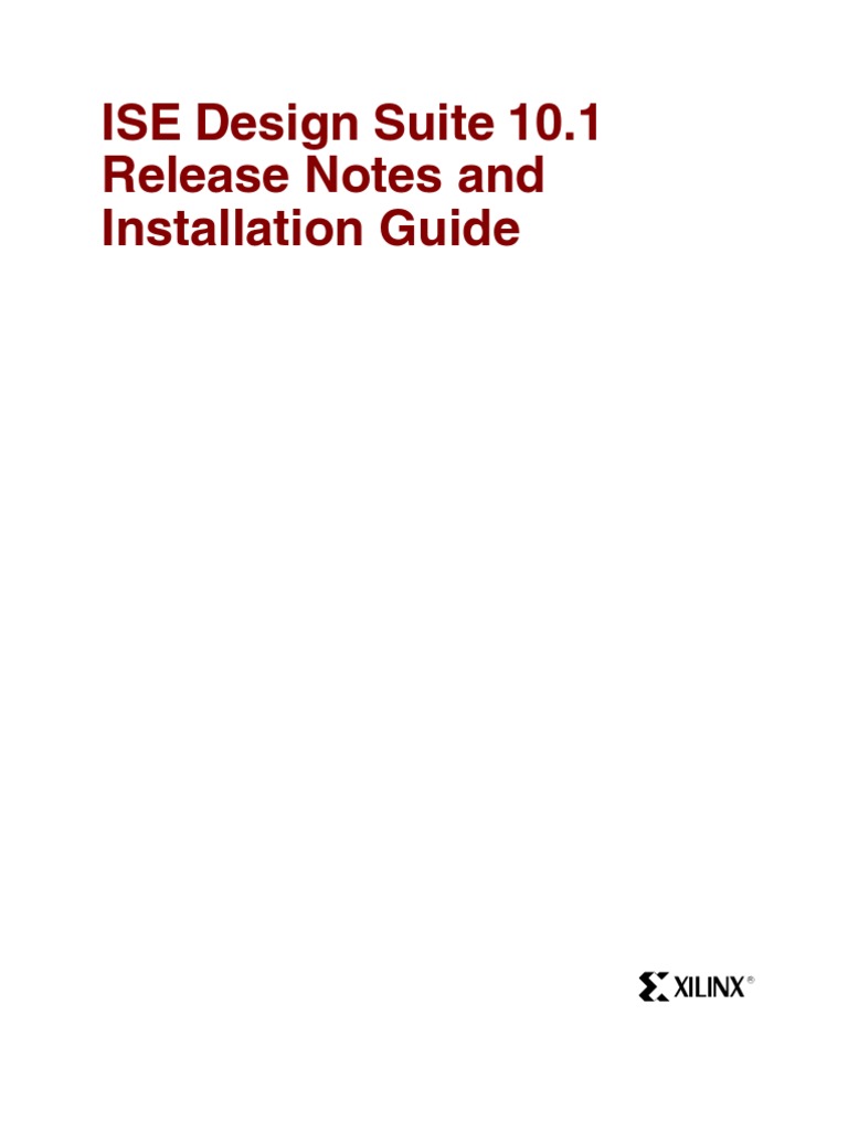 ISE Design Suite 10.1 Release Notes and ISE Design Suite 10.1 Release