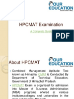 HPCMAT Examination: A Complete Guide