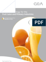 Process Technology For The: Fruit Juice and Primary Industries