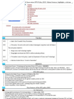 (Policy) Science Technology & Innovation (STI) Policy 2013 - Salient Features, Highlights, Criticism Mrunal