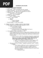 Download Copyright Law Outline by mishgan7 SN152843240 doc pdf