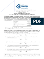 FCC EAD RJ AD1 2013 Finanças questões