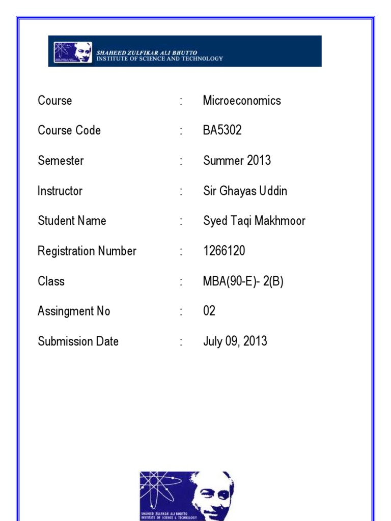 MBA Microeconomics Cost Analysis | PDF | Marginal Cost | Average Cost