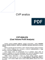 CVP Analiza