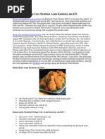 Download Resep Cara Membuat Ayam Kentucky Ala KFC by Yudi Lesmana SN152863313 doc pdf