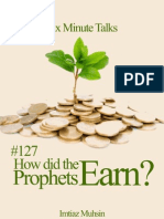 127 How Did Prophets Earn?