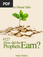 127 How Did Prophets Earn?