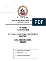 Cover Math Report