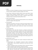 Contoh Proposal DKM