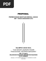 Download Contoh Proposal Permohonan Bantuan Modal Usaha by Sunjaya SN152869179 doc pdf