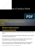 Measurement of Surface Roughness