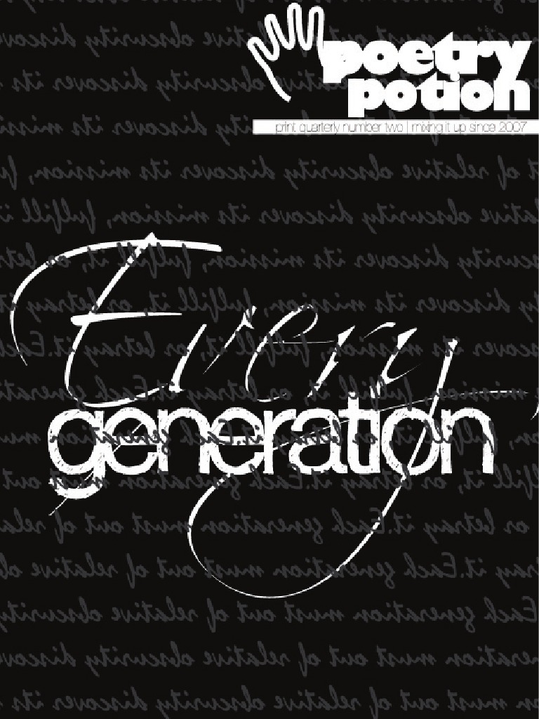 Poetry Potion 13 02 Everygeneration Poets Poetry