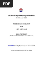 Typical Details of Switchyard Requirement