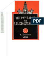 Tirupati Balaji Was a Buddhist Shrine