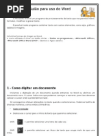 Guião para uso do Word