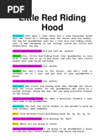 Drama Script Little Red Riding Hood Pdf Little Red Riding Hood