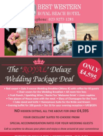 Royal: The ' Deluxe Wedding Package Deal